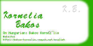 kornelia bakos business card